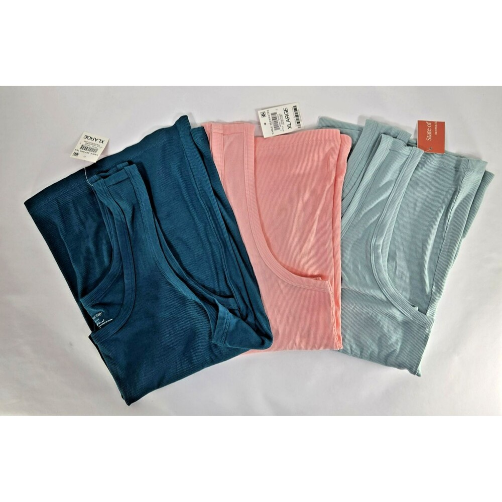State of Day Intimates Women's Size XL Lot of‎ 3 Sleep Lounge Tank Tops NWT
